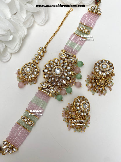 Ginni Premium Quality Kundan choker set