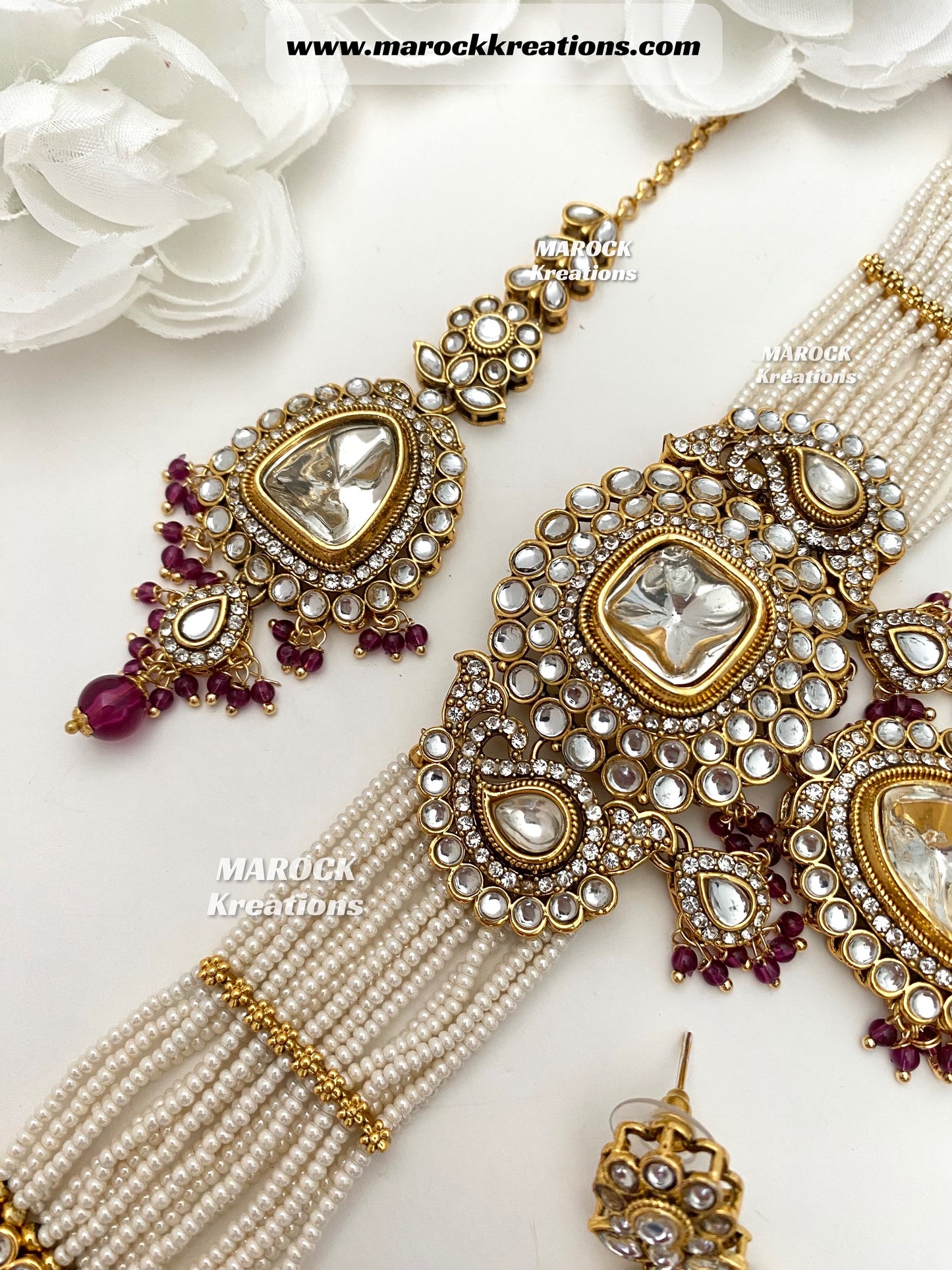 Aarzoo Kundan Statement Choker set