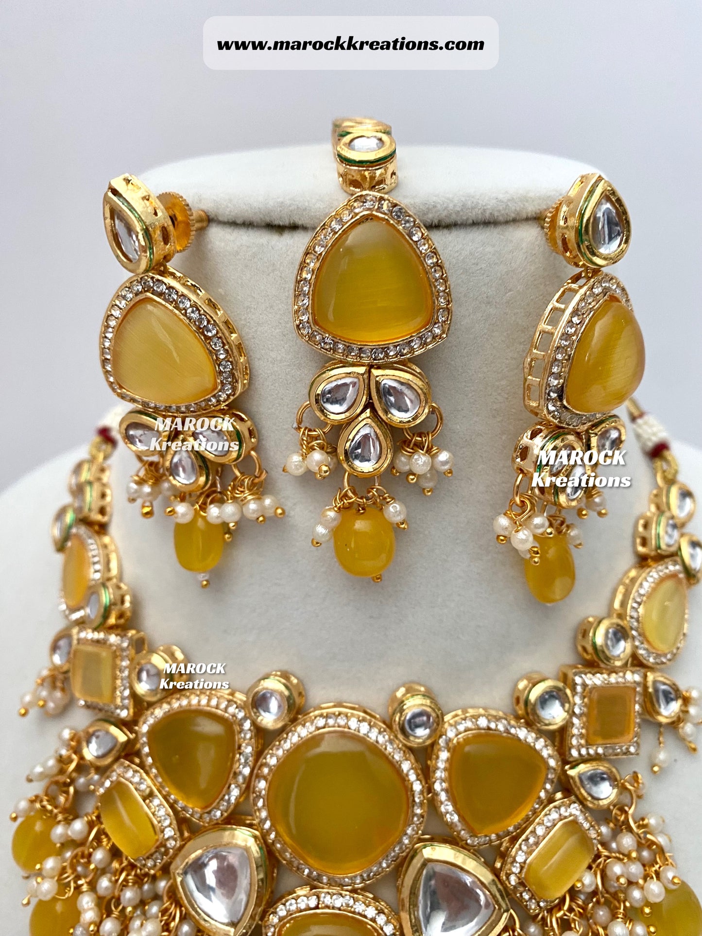 Kundan Statement Necklace set