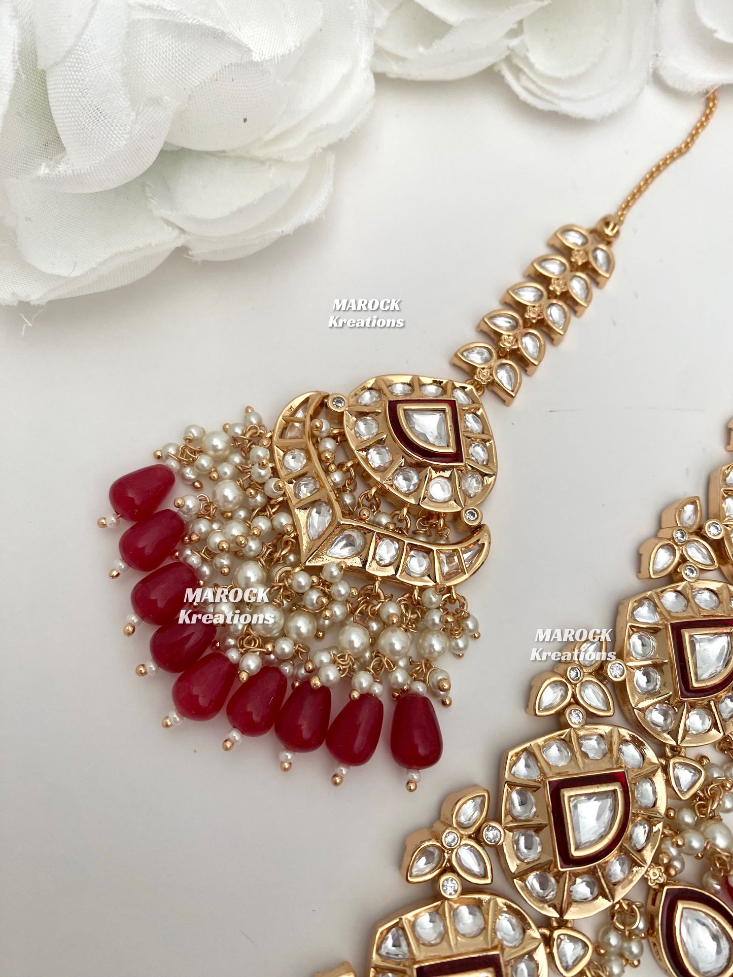 Riya Tyani inspired Premium Quality Gold plated kundan choker set