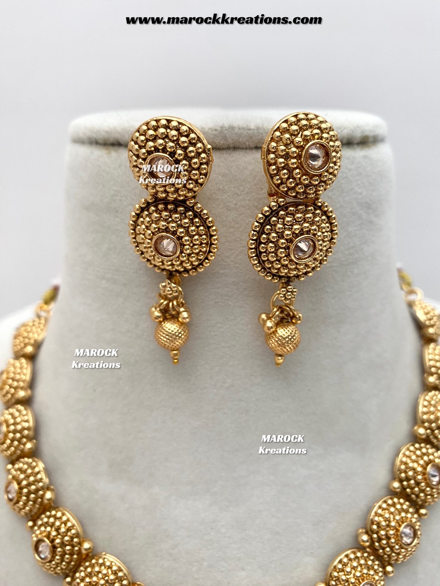 Upasna Premium Quality Gold plated necklace set