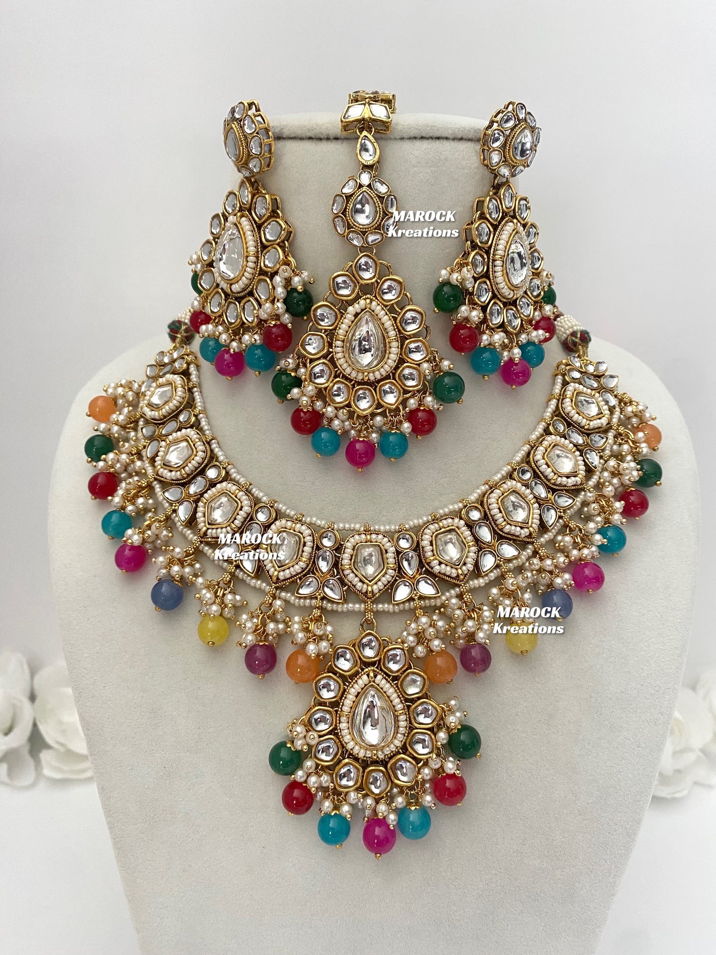 Sania Premium Quality Kundan Necklace set