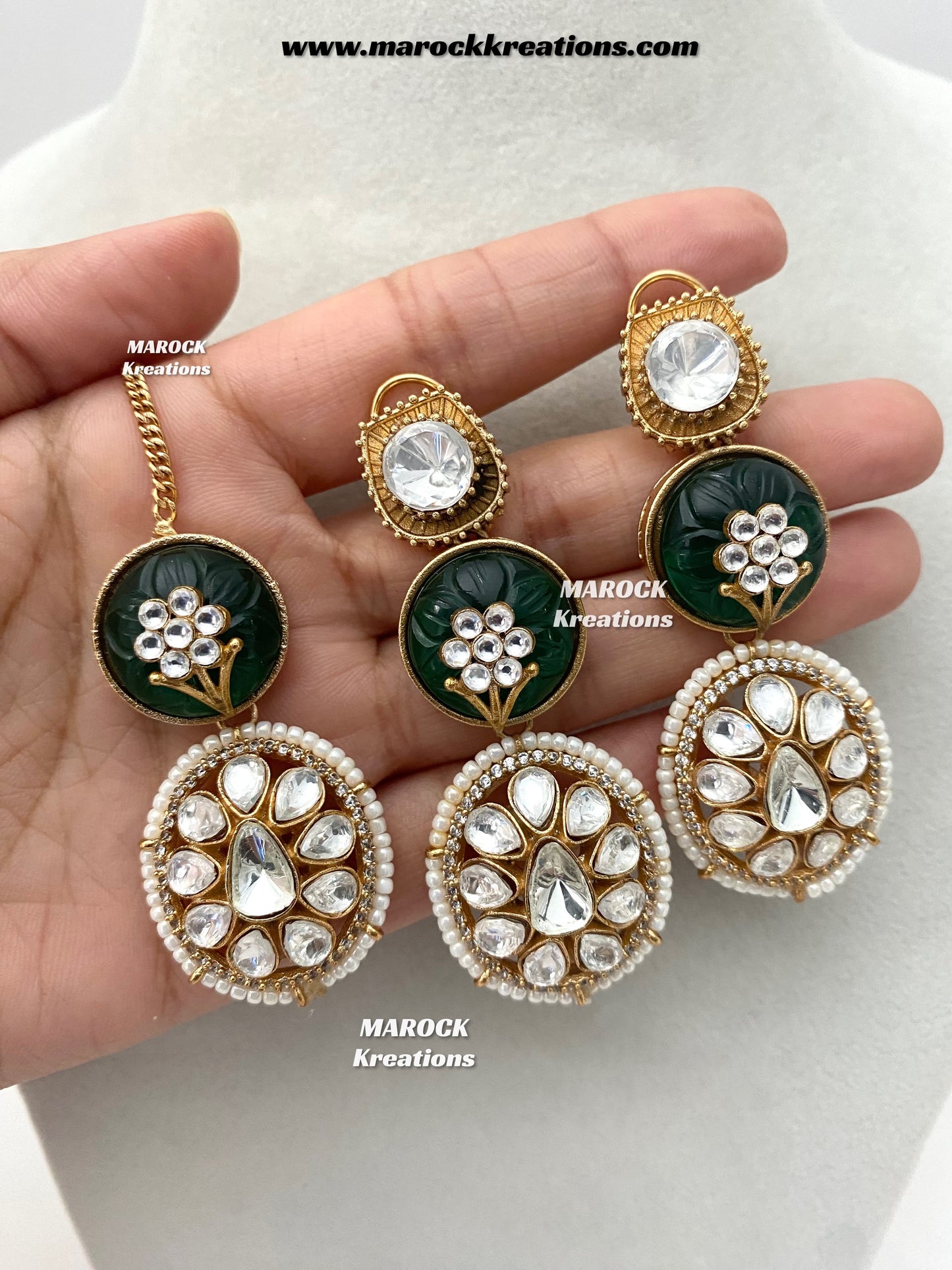 Sabira Sabyasachi inspired Premium Quality Kundan heritage Statement Necklace set