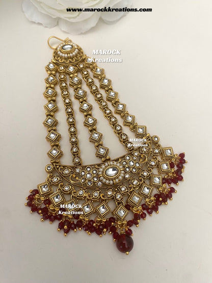 Premium Quality Kundan Bridal set/Indian bridal jewelry