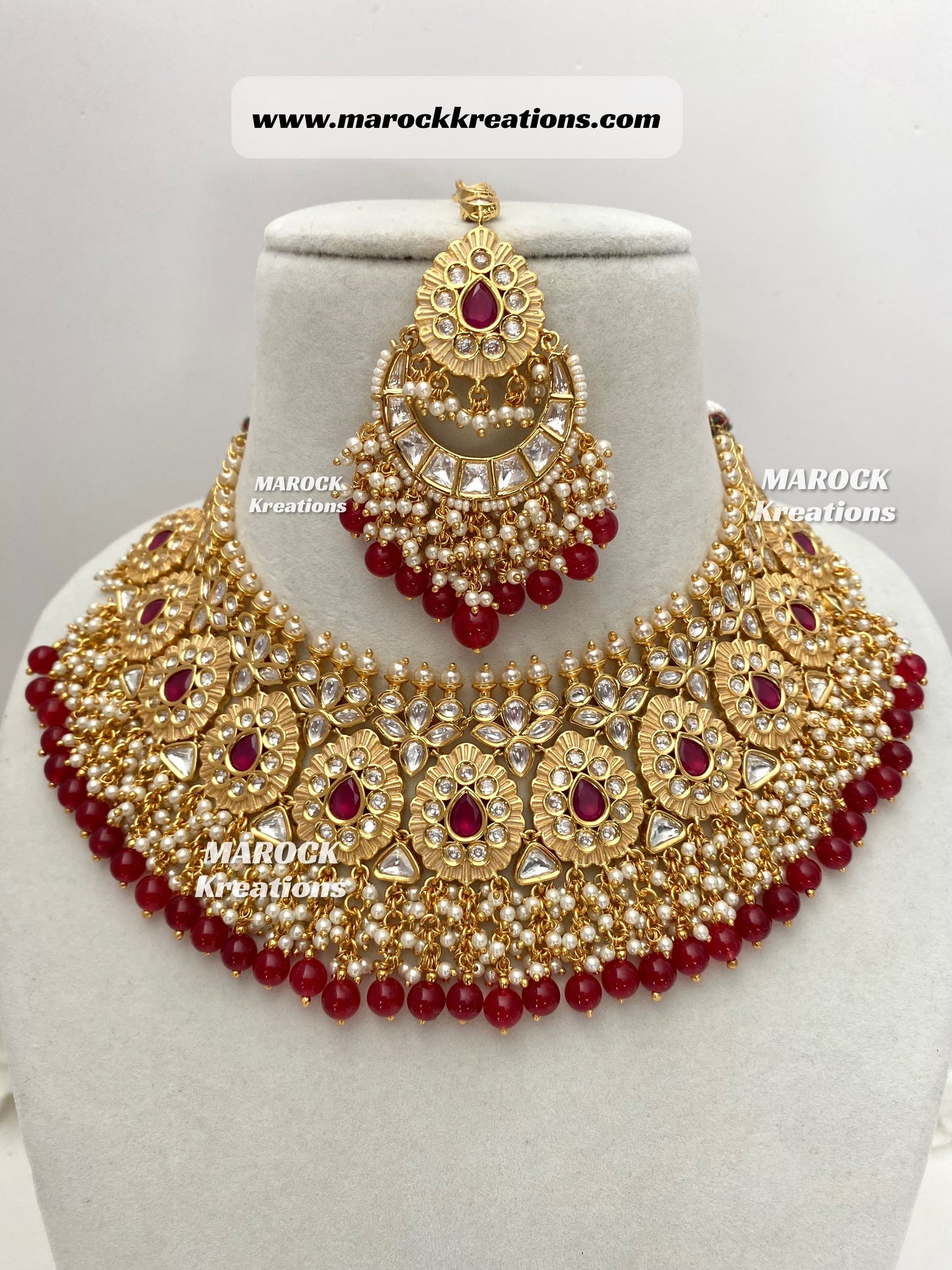 Pihu Tyani inspired Premium Quality Gold plated Kundan Necklace set/Bridal set