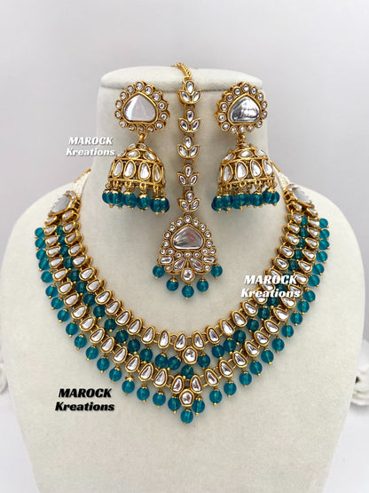 Premium Quality double layer Kundan Necklace sets/2 layer necklace sets