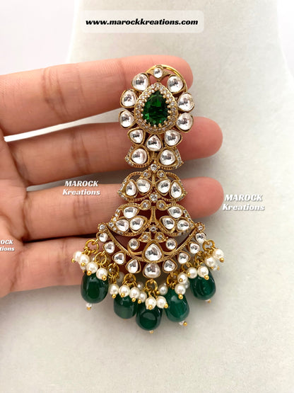 Premium Quality Moissanite Kundan exclusive Necklace set