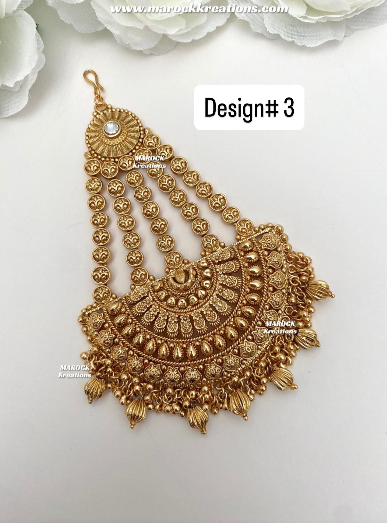 Kunika Premium Quality Gold Plated Jhoomer/Passa