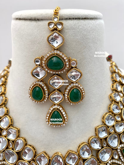 Patriza Sabyasachi inspired Premium Quality Kundan Statement Necklace set