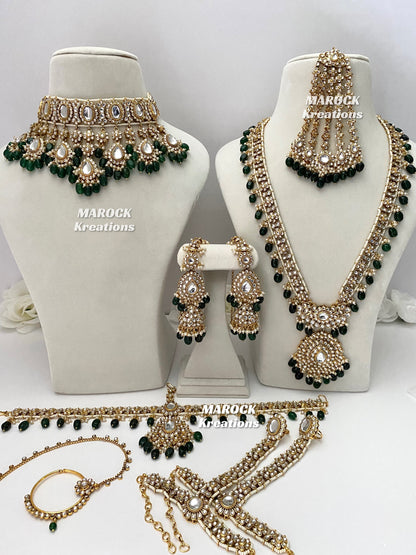 Premium Quality Kundan Bridal set/Indian bridal jewelry