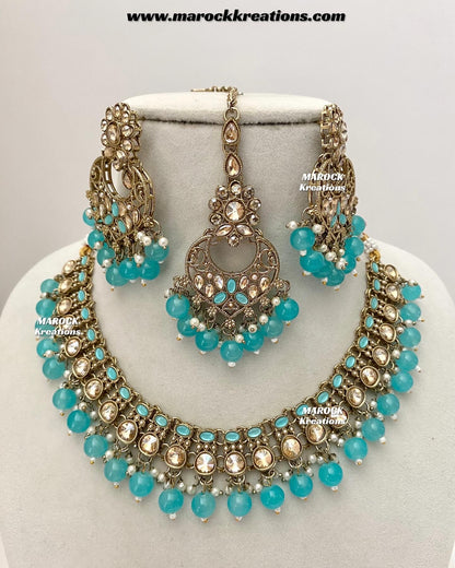 Shefa Polki Necklace set