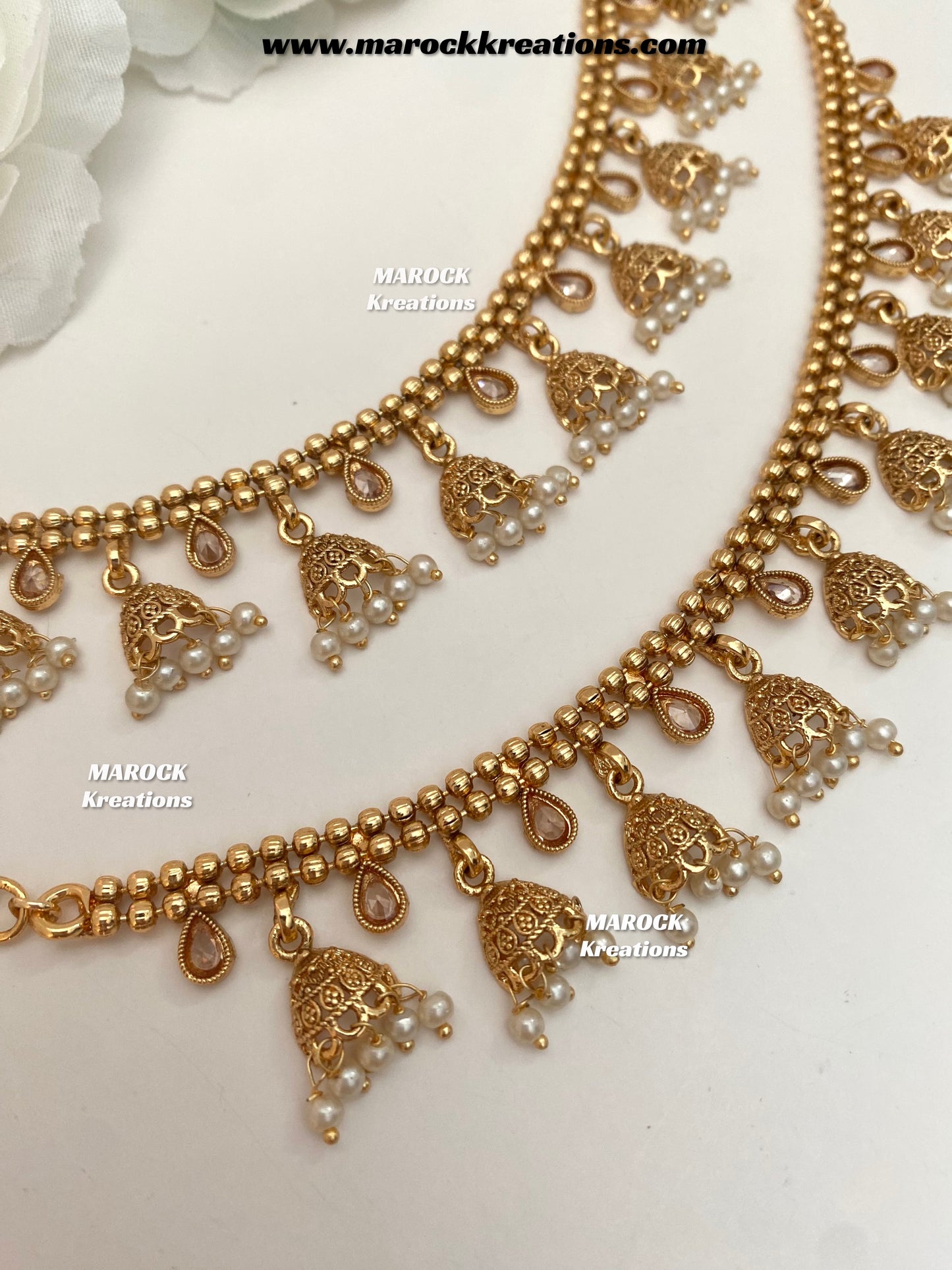 Sophy Gold Plated Saharey/Ear chains