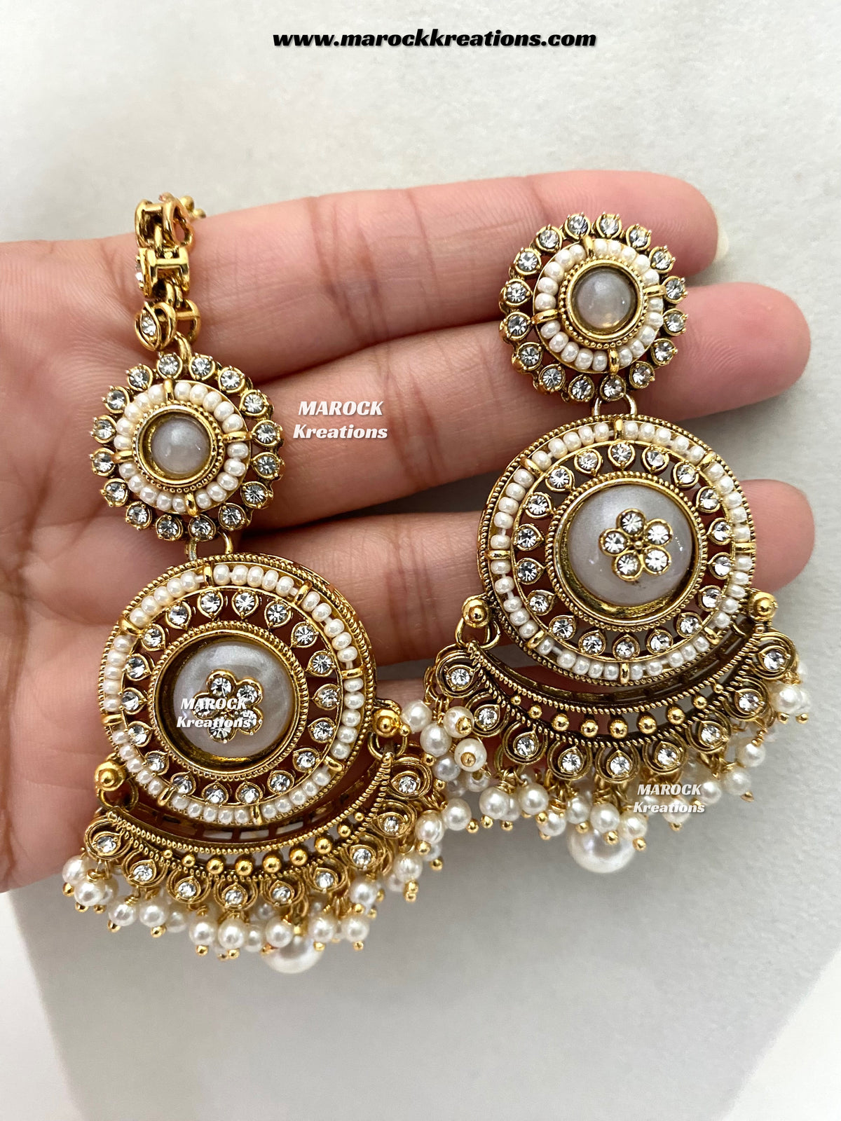 Kavitha Premium Quality Kundan Statement Necklace set