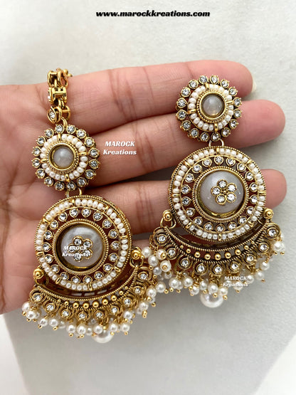 Kavitha Premium Quality Kundan Statement Necklace set
