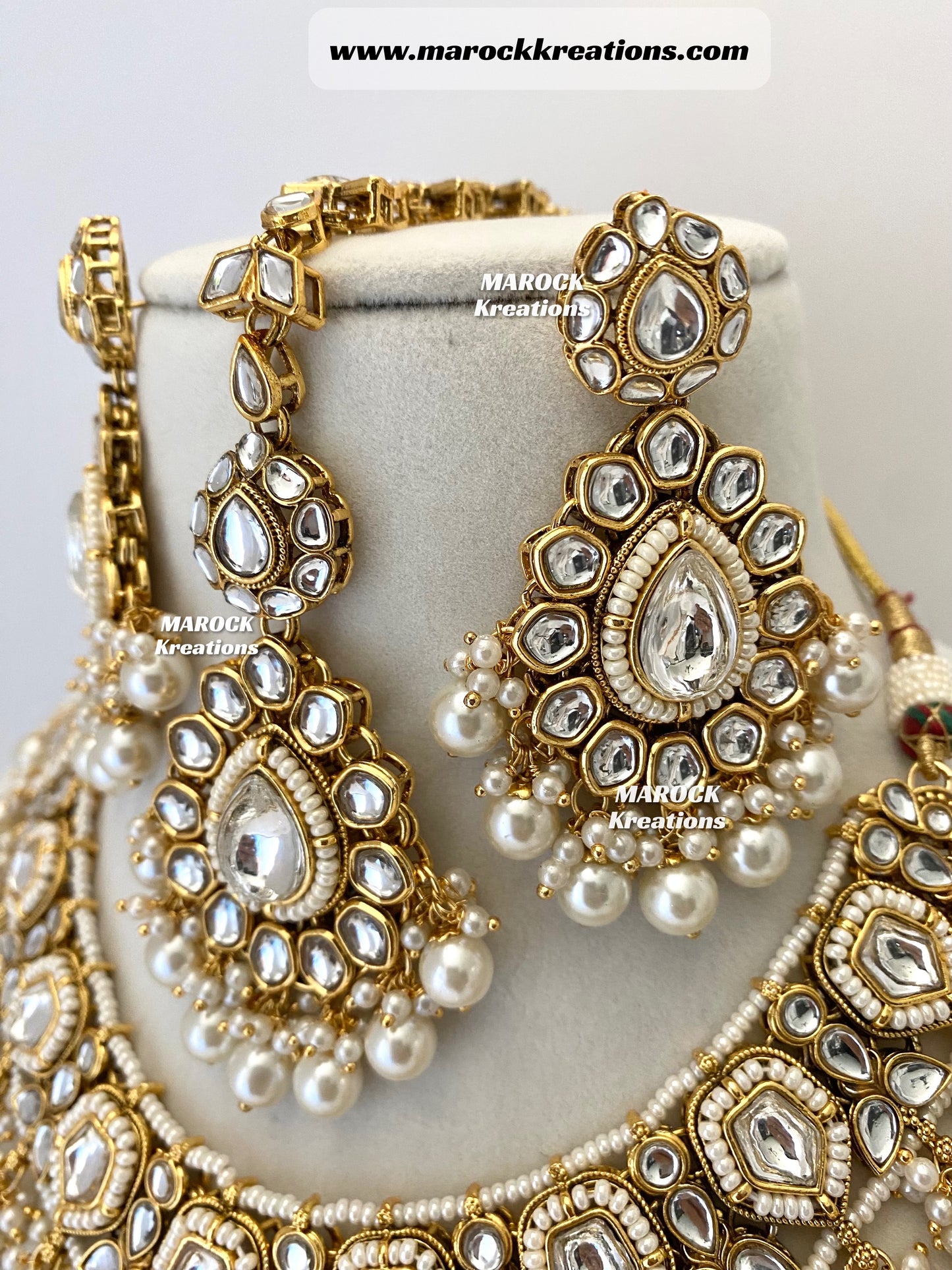 Sania Premium Quality Kundan Necklace set