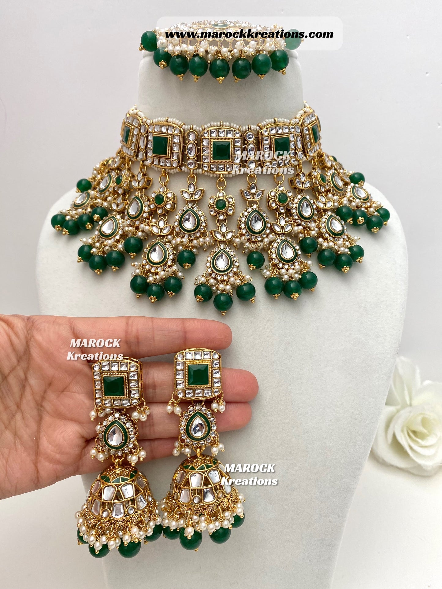 Zoya Premium Quality Kundan Statement Necklace set