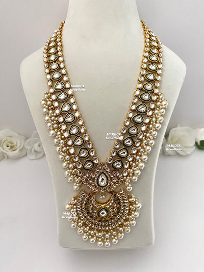 Premium Quality Kundan Meenakari Bridal set/Indian bridal jewelry