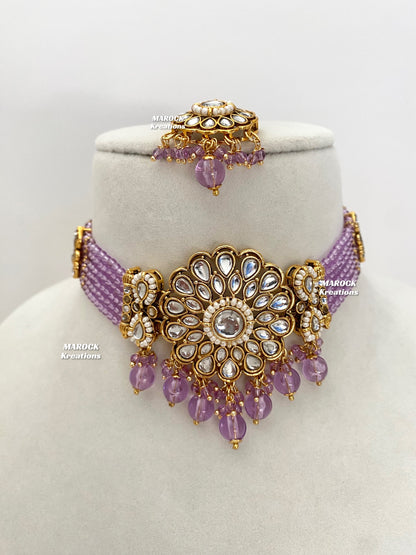 Ginni Premium Quality Kundan choker set