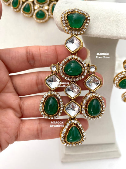 Patriza Sabyasachi inspired Premium Quality Kundan Statement Necklace set