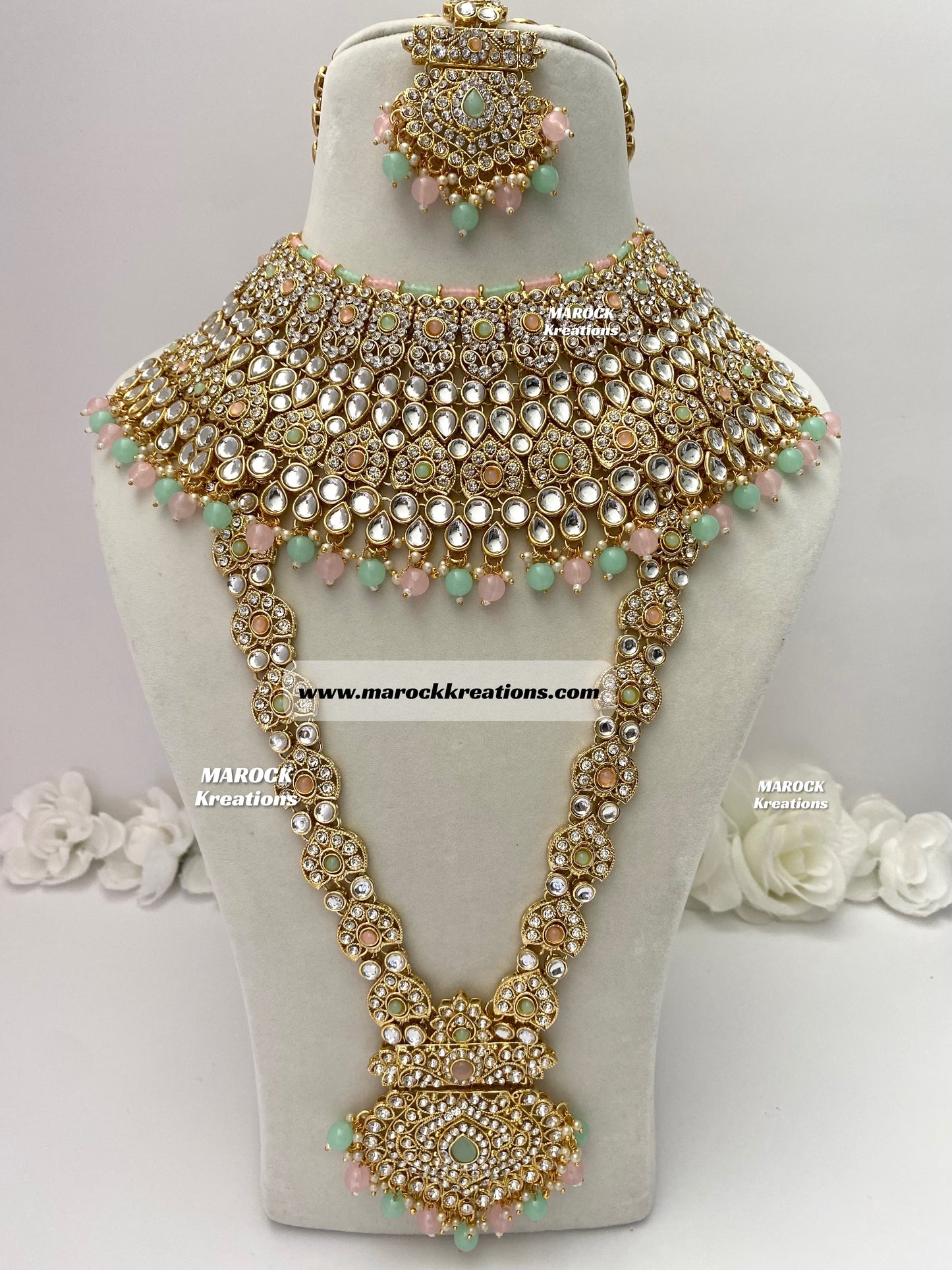 Sophie High Quality Kundan Bridal set/Indian bridal jewelry