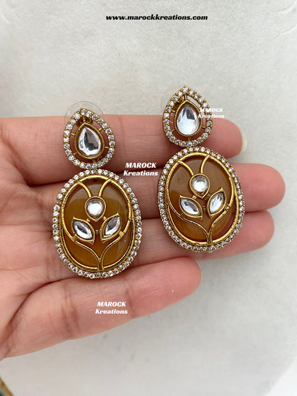 Lija Sabyasachi inspired Premium Quality Moissanite Kundan Statement choker set
