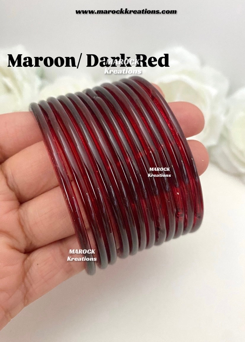 Jelly Glass bangles (Pack of 1 dozen)