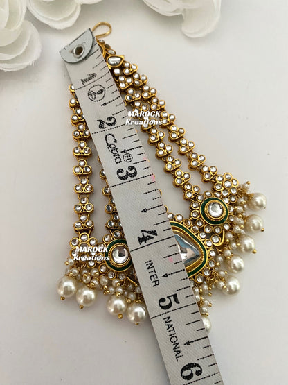 Oversized Kundan Jhoomer/Passa