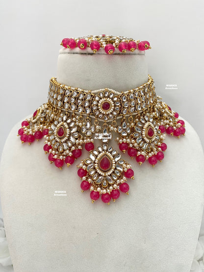 Bhavika Premium Quality Kundan choker/Necklace set