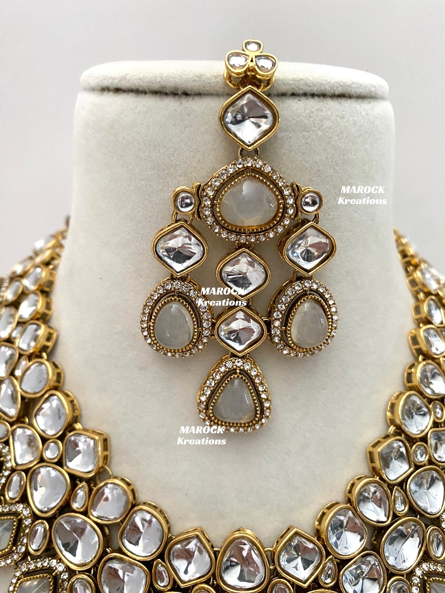 Patriza Sabyasachi inspired Premium Quality Kundan Statement Necklace set