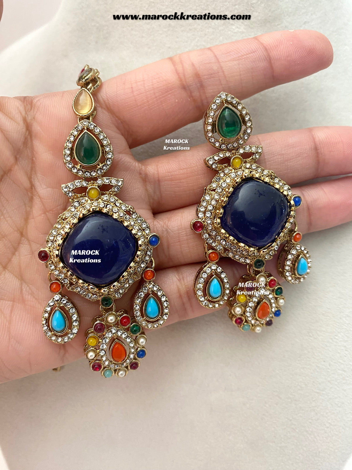 Niharika Sabyasachi inspired Premium Quality Kundan statement choker/necklace set
