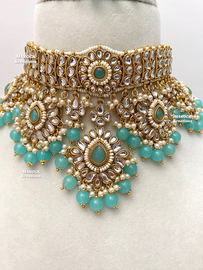 Bhavika Premium Quality Kundan choker set