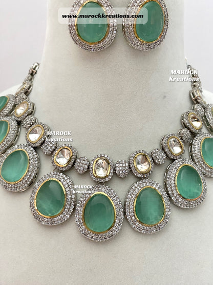 Premium Quality uncut Kundan exclusive Necklace set