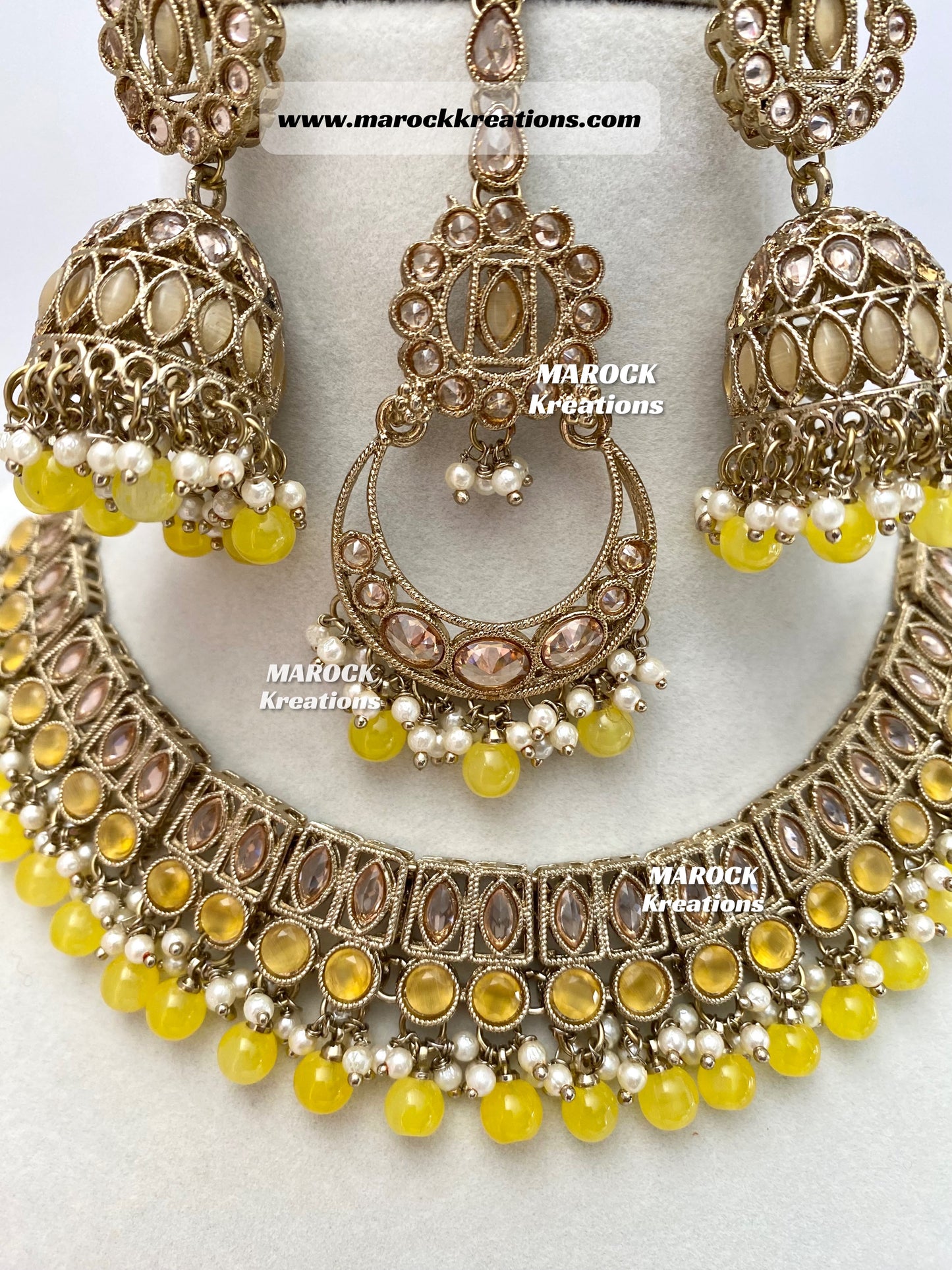 Alisha Antique Polki Choker/Necklace sets