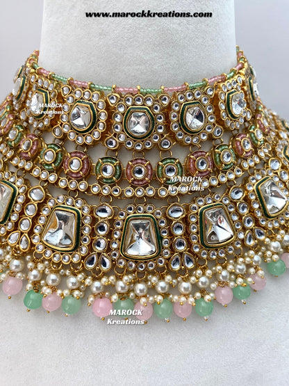Manvi Premium Quality Kundan Bridal set