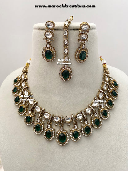 Areeba Kundan Necklace set