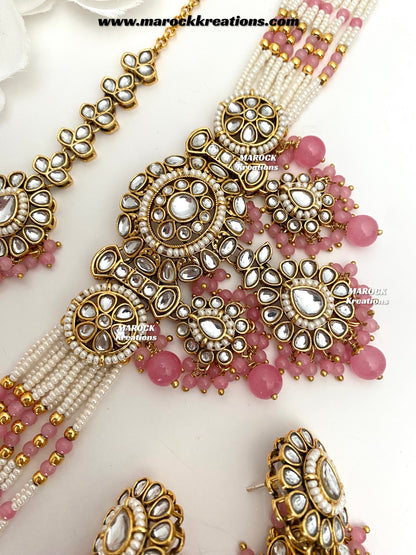 Shaneel Premium quality Kundan Choker set