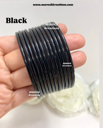 Jelly Glass bangles (Pack of 1 dozen)