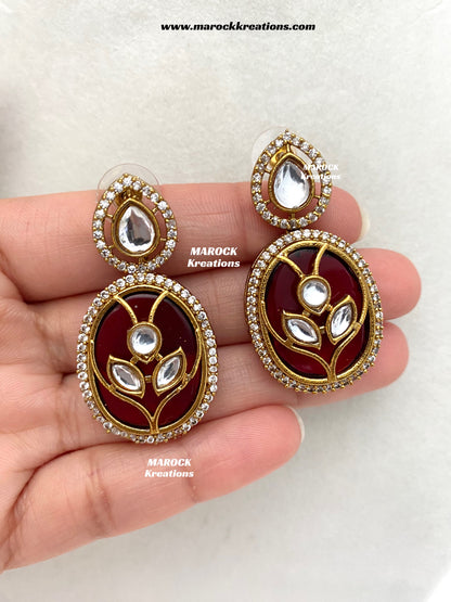 Lija Sabyasachi inspired Premium Quality Moissanite Kundan Statement choker set