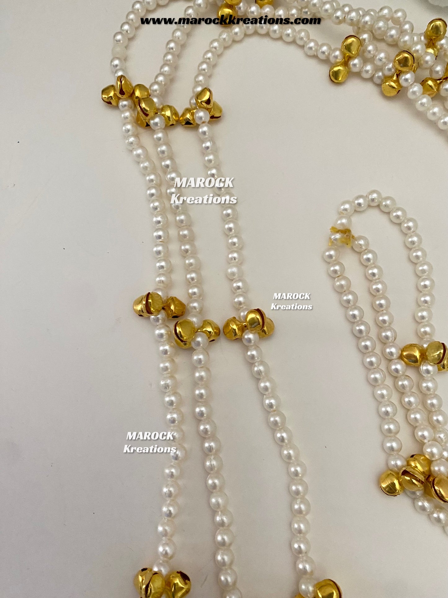 Kashmiri Paranda/Pearls and Ghungroo Paranda