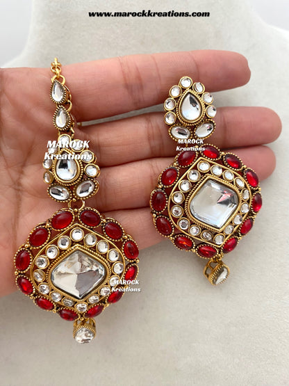 Roksana Sabyasachi inspired Premium Quality Kundan Statement Necklace set