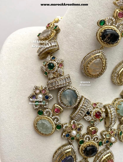 Christy Sabyasachi inspired Premium Quality Kundan statement necklace set