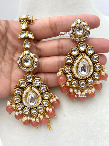 Sania Premium Quality Kundan Necklace set