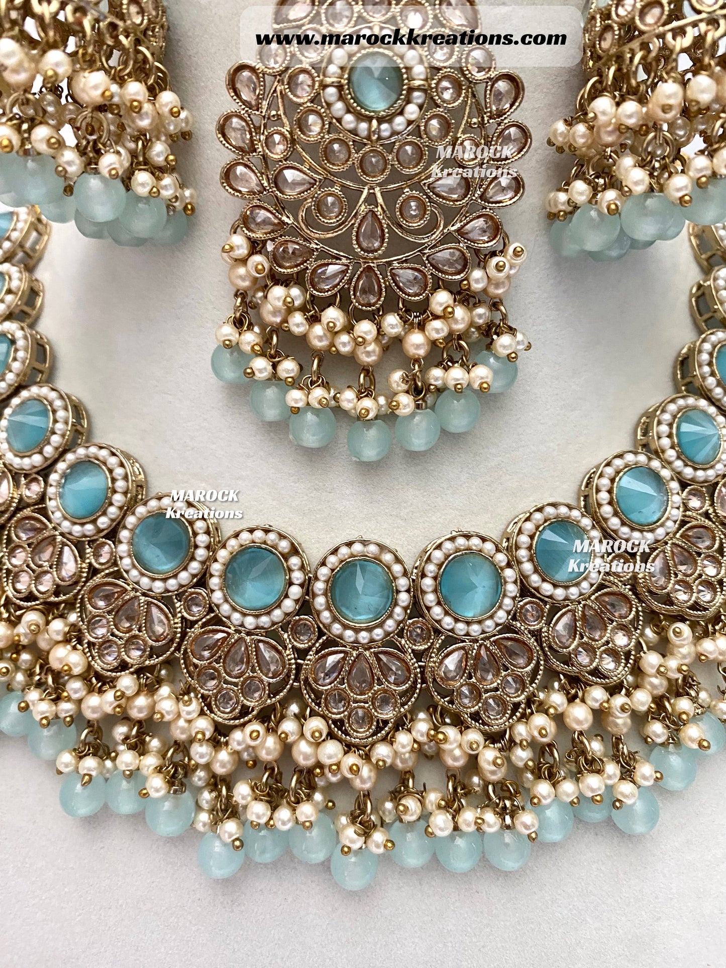 Aalia Antique Polki Necklace set