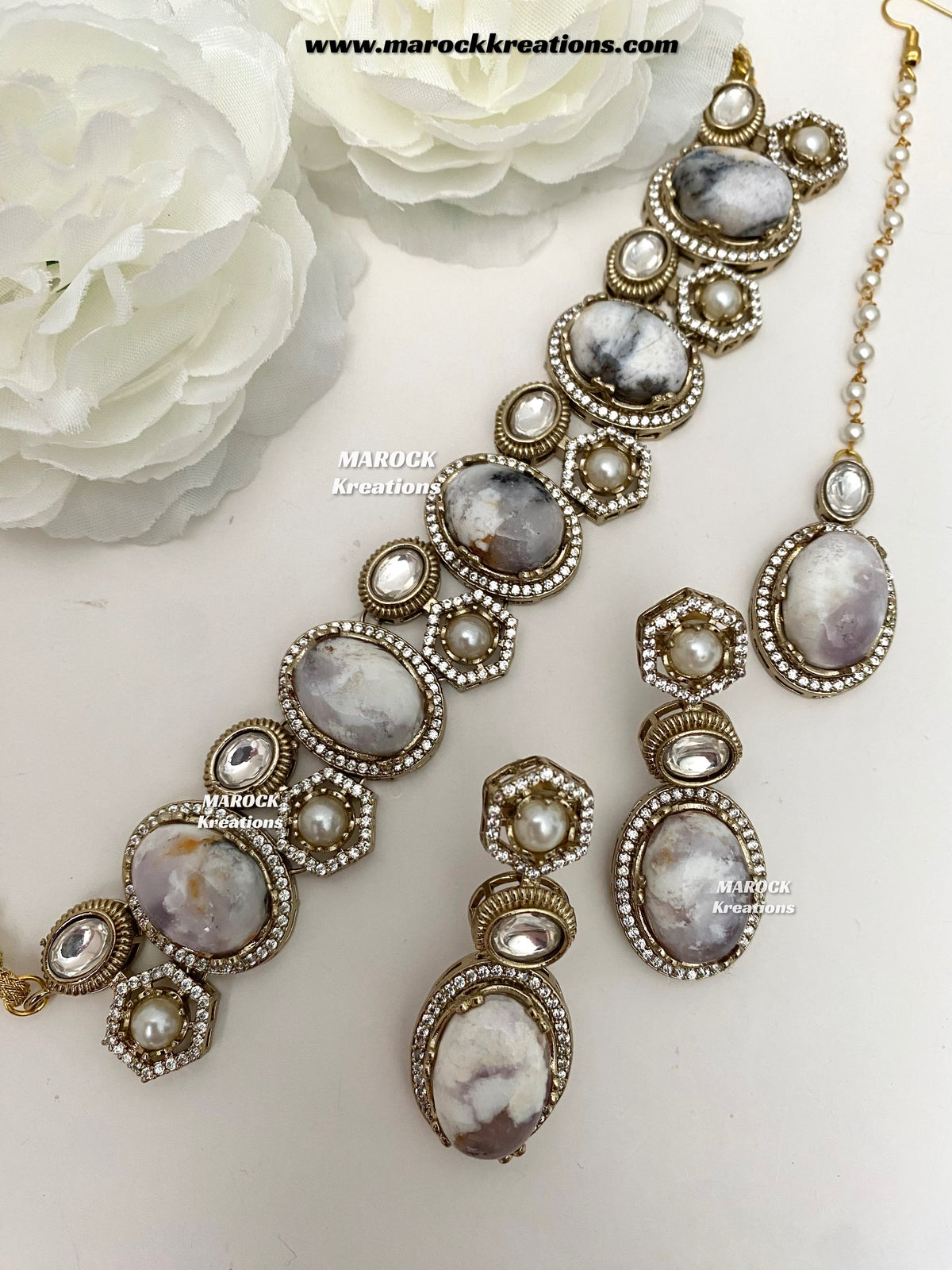 Ridam Sabyasachi inspired Premium Quality Kundan statement choker set