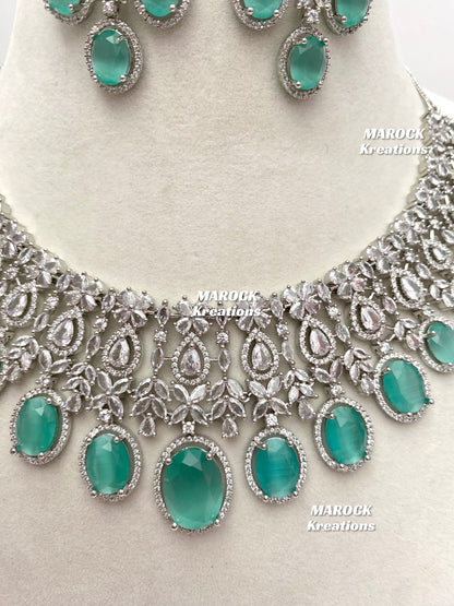 Amaya American Diamond Necklace set