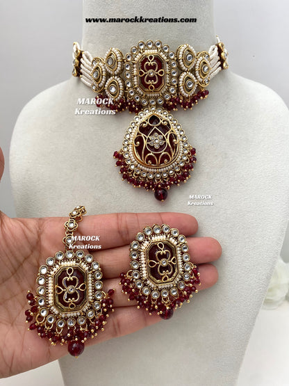 Premium Quality Kundan Statement choker set