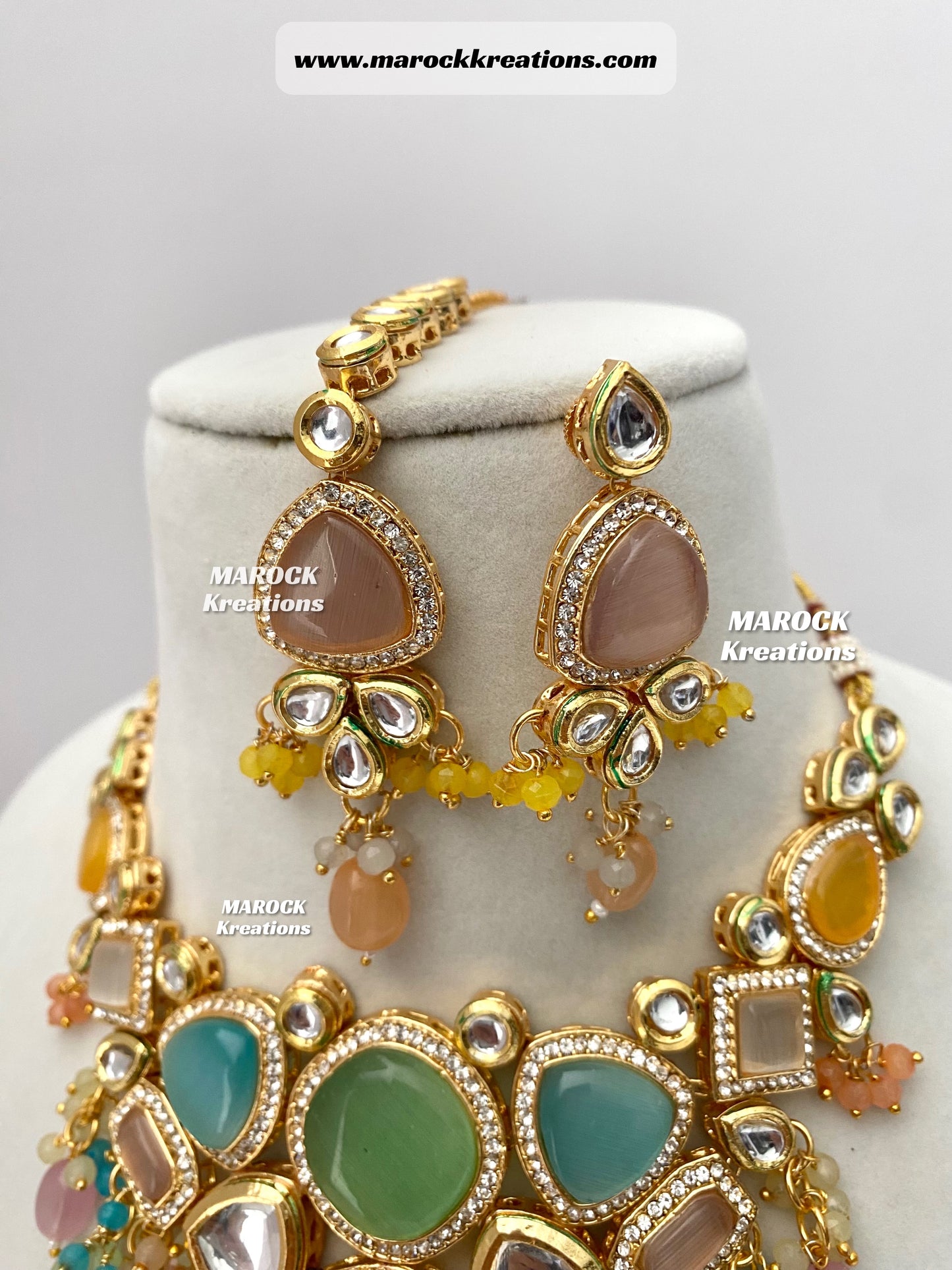 Kundan Statement Necklace set