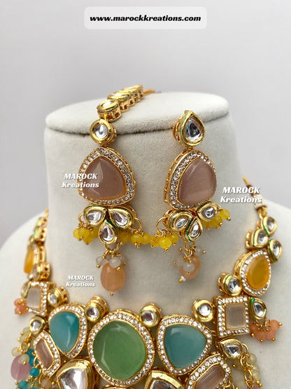 Kundan Statement Necklace set