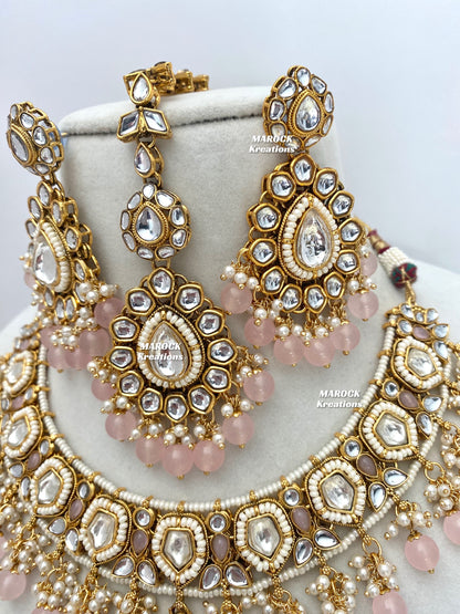 Sania Premium Quality Kundan Necklace set