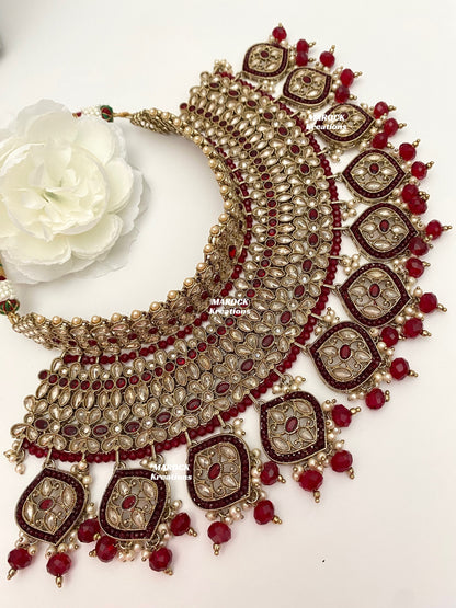 Tashi Premium Quality Polki Statement Bridal set